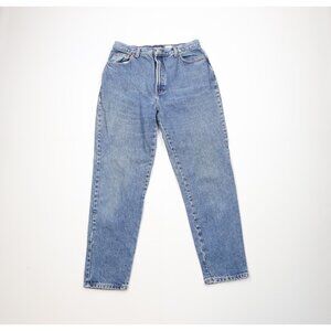 Vintage 90s Gap Womens 12 Slim Fit Distressed Ankle Tapered Leg Denim Jeans USA